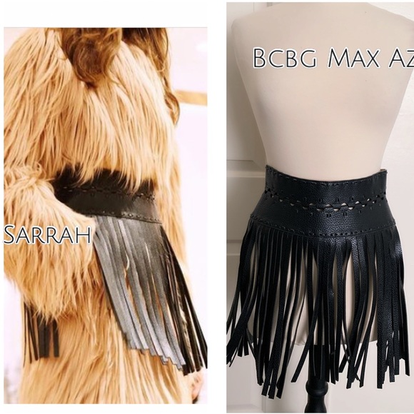 BCBGMaxAzria Accessories - NWT Bcbg Max Azria Beautiful Fringe Belt
